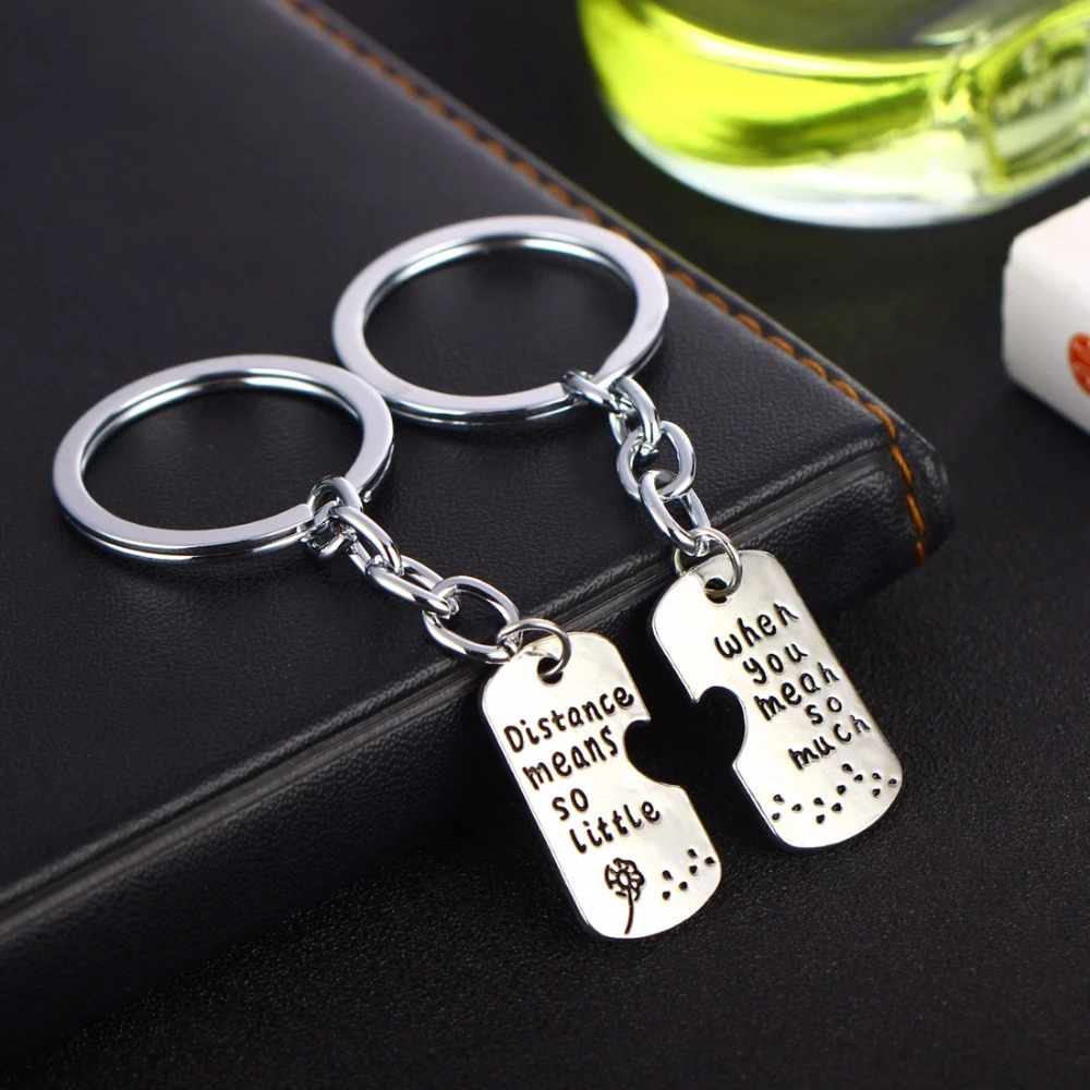 Distance Means so Little When You Mean So Much - LDR Keychain
